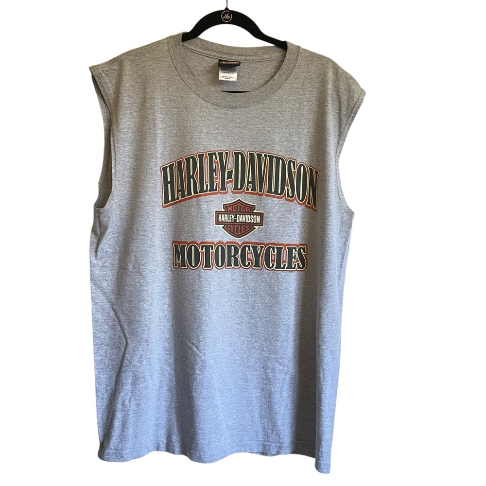 Vintage Harley-Davidson Motorcycles Naples Florida Muscle Tee 2008‎ XL